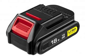 Аккумулятор для шуруповертов ДА-18-2-Ли М2 (Li-Ion, 18 В, 1.5 А) МАСТЕР ЗУБР АКБ-18-Ли 15М2