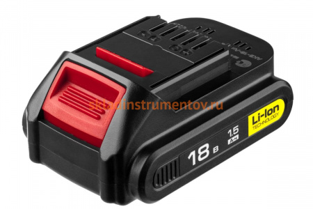 Аккумулятор для шуруповертов ДА-18-2-Ли М2 (Li-Ion, 18 В, 1.5 А) МАСТЕР ЗУБР АКБ-18-Ли 15М2