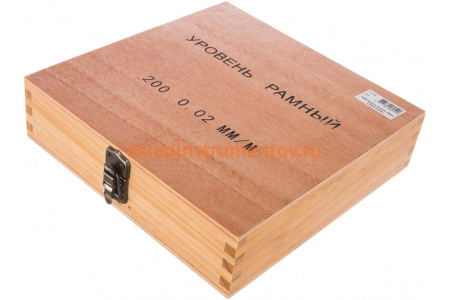 Уровень Micron рамный, 200 мм, 0.02мм/м МИК 29080