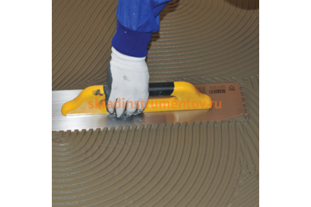 Зубчатый полутер DEKOR HASSAN 120х300мм квадратные зубья 8х8мм пл 230