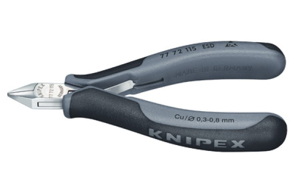 Бокорезы для электроники Knipex KN-7772115ESD