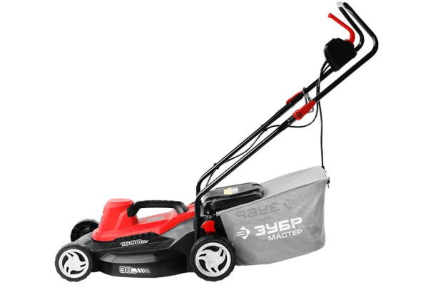 Роторная электрическая газонокосилка Зубр ЗГКЭ-38-1600