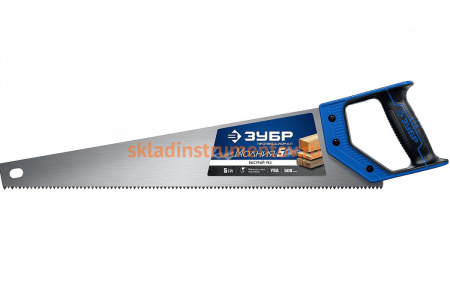 Ножовка по дереву Зубр МОЛНИЯ-5 500 мм, 5 TPI, 15075-50_z02