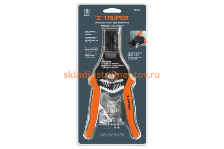 Инструмент для зачистки и обрезки проводов Truper PE-CA-X 17376