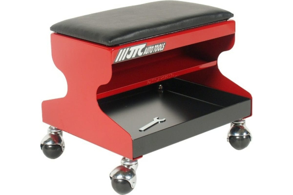 Стальной рабочий стул на колесах со съемным сиденьем из пенорезины JTC 5020