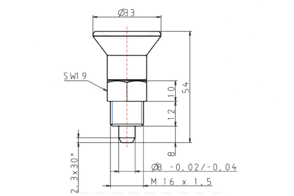 Упорный фиксатор KIPP K0631.5308