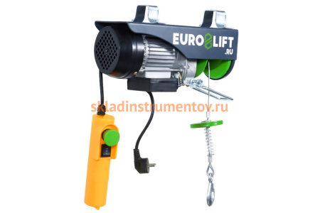 Электрическая стационарная лебедка (600/1200 кг, 12/6 м) EURO-LIFT PA 1200 00010065