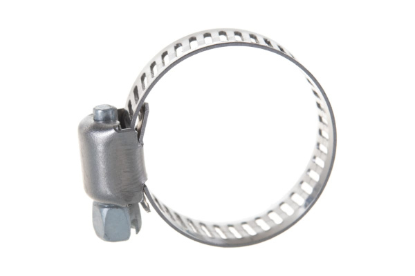 Хомуты Зубр ЭКСПЕРТ из нержавеющей стали с просечной лентой ПЛ-8, 13-26мм, 200шт 37811-13-26-200