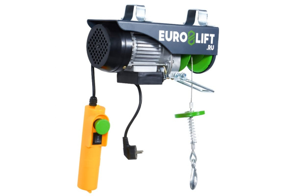 Электрическая стационарная лебедка (600/1200 кг, 12/6 м) EURO-LIFT PA 1200 00010065