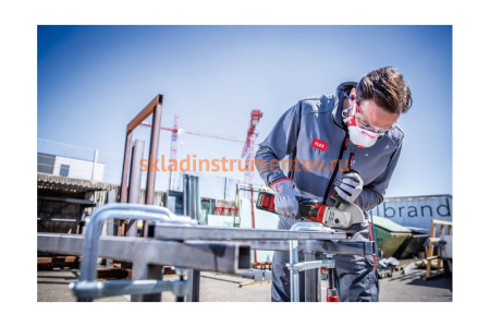 Аккумуляторная угловая шлифовальная машина FLEX LBE 125 18.0-EC/5.0 Set 499323