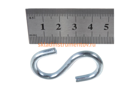 Крюк S-образный оцинкованный 100 шт. (5 мм; ТФ5) Зубр 4-304565-05