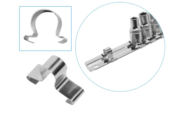 Клипса 1/4" для головки, металл, на рельс AIST 99920801 00-00001042