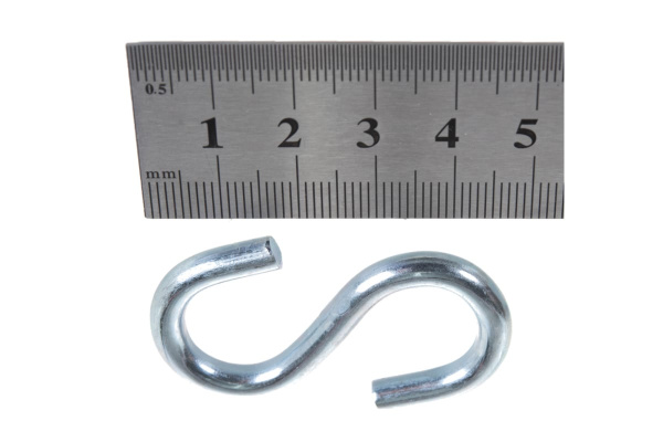 Крюк S-образный оцинкованный 100 шт. (5 мм; ТФ5) Зубр 4-304565-05