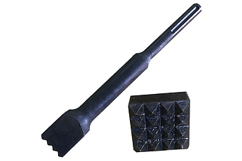 Бучарда квадратная (44х44х340 мм; SDS-MAX; 16 насечек) ПНЕВМО-ТРЕЙД БучКв44-44-340-16-11-SDS-MAX