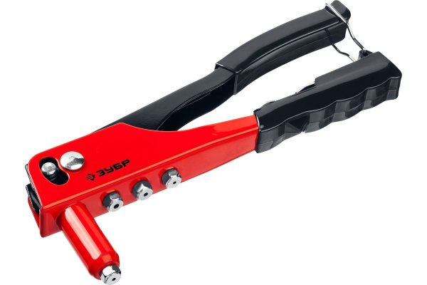 Заклепочник для алюминиевых заклепок ЗУБР МХ100 d=2.4-4.8мм, cтальной корпус 31050