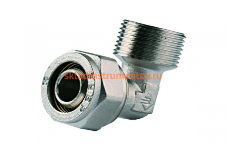 Уголок соединительный (20 мм; 1/2"; цанга-штуцер) для трубопровода Зубр 51409-20-1/2