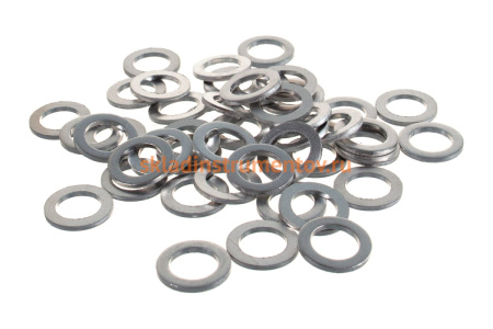 Набор алюминиевых шайб JTC размер: толщина 1.5, внутр. д. 10.4, наружн. д. 15.8 50 шт. 2011A