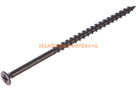 Саморезы универсальные оксидированные по дереву 150 шт. (4,8х100 мм; PH2; ТФ2) ЗУБР 4-300032-48-100