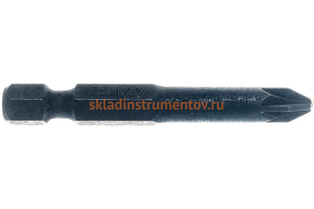 Вставка бита торцевая для шуруповерта 1/4", Pozidriv, PZ2, L = 50 мм KING TONY 715002Z