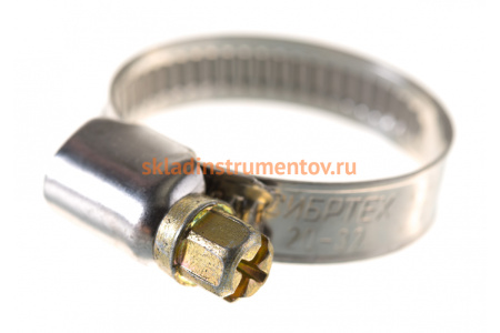 Хомут СИБРТЕХ нержавеющая сталь 20-32 мм 50шт ширина 9 мм 47580