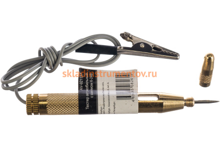 Автомобильный тестер с зажимом AV Steel 6-24В AV-921157