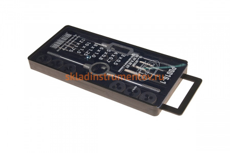 Метрический набор метчиков и плашек ROCKFORCE 16 предметов RF-PD016-1