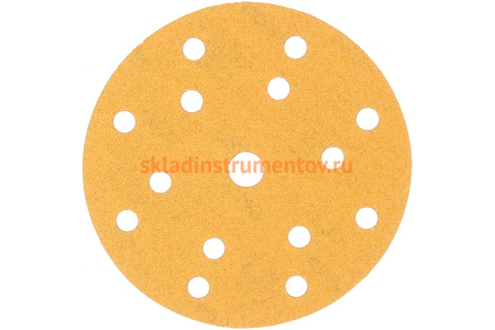 Круг шлифовальный GOLD (100 шт; 150 мм; 15 отв.; Р80) MIRKA 2361109980