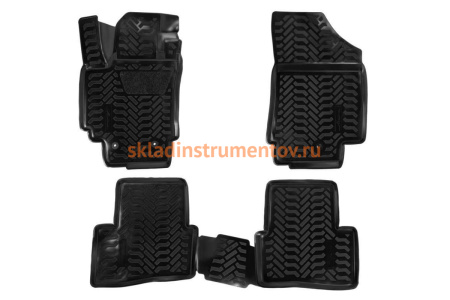 Ковры в салон Airline 3D с подпятником для Hyundai Creta 16 4 шт. ACM-PS-34