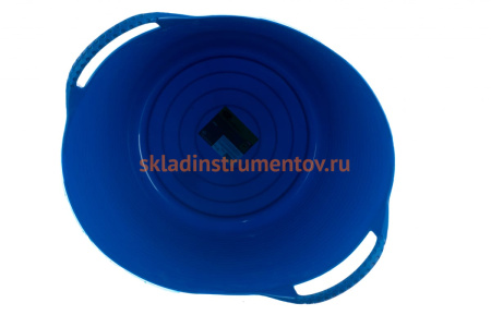 Гибкое сверхпрочное ведро СИБРТЕХ 40л, синее 67508