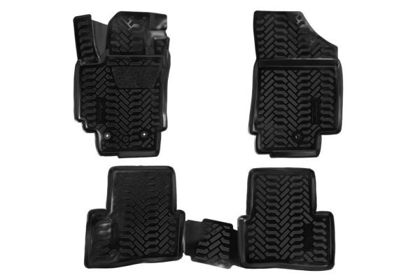 Ковры в салон Airline 3D с подпятником для Hyundai Creta 16 4 шт. ACM-PS-34