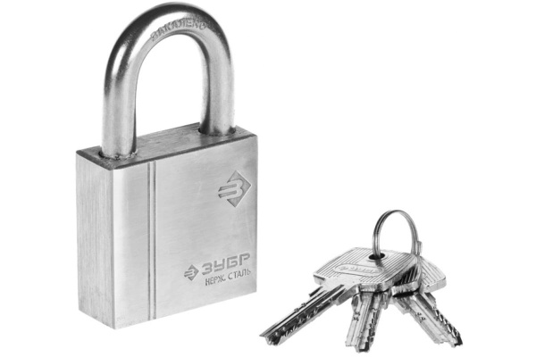 Навесной замок 50мм Зубр ЭКСПЕРТ 37290-50