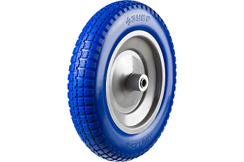 Колесо ПРОФЕССИОНАЛ полиуретановое (350 мм; 25.4 мм) для тачек ЗУБР 39912-3