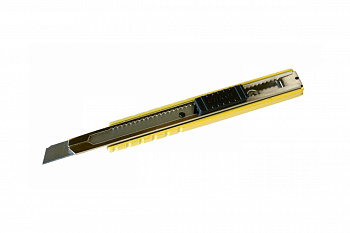 Нож со сменным лезвием Энкор 9мм, металлический корпус 1/24/288 9660