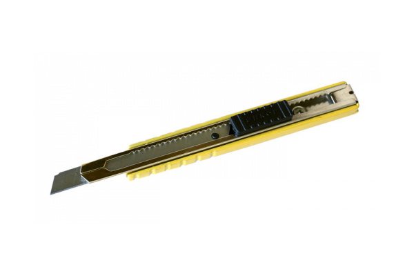 Нож со сменным лезвием Энкор 9мм, металлический корпус 1/24/288 9660