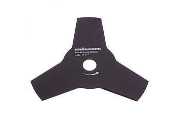 Нож стальной (230х25.4 мм; 3 лезвия) для мотокосы KRONWERK 96341