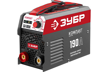 Инверторный сварочный аппарат Зубр 190 А, СА-190К Инверторный сварочный аппарат Зубр 190 А, СА-190К