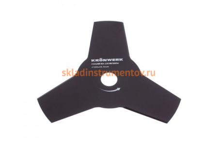 Нож стальной (230х25.4 мм; 3 лезвия) для мотокосы KRONWERK 96341