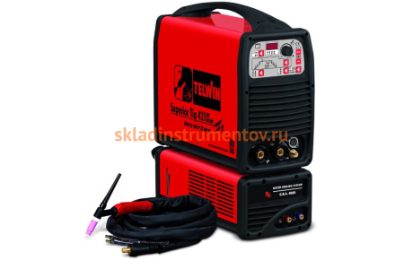 Сварочный аппарат Telwin SUPERIOR TIG 421 DC-HF/LIFT AQUA + TIG ACC. 816133