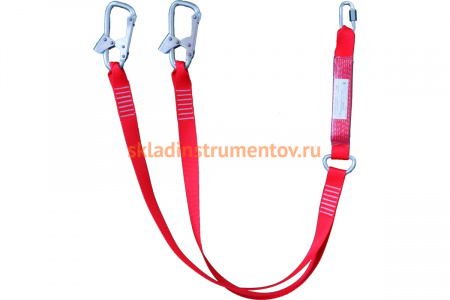 Двойной строп из ленты с амортизатором ПРОГРЕСС СЕФЕТИ Строп аАд+Кс