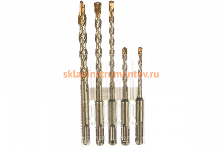 Набор буров SDS-plus V PLUS ( 5,6x110; 6,8,10x160, 5 шт.) D.BOR 240400