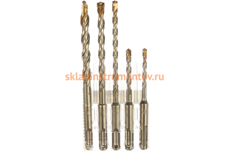 Набор буров SDS-plus V PLUS ( 5,6x110; 6,8,10x160, 5 шт.) D.BOR 240400