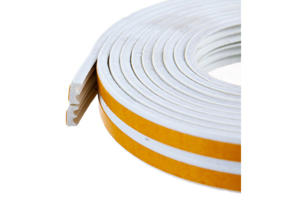 Уплотнитель СИБРТЕХ 6 м, профиль "E", белый // СИБРТЕХ Р 93943