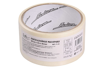 Клейкая малярная лента Airline 48 мм х 10 м, белая AAT-P-03