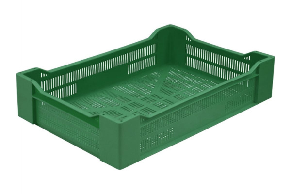 Ящик Тара.ру п/э 600х400х135 зелёный 03005