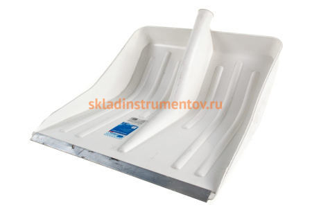 Полипропиленовая белая лопата 400 х 420 мм без черенка СИБРТЕХ Россия 61615