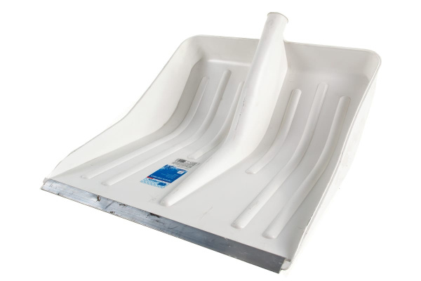 Полипропиленовая белая лопата 400 х 420 мм без черенка СИБРТЕХ Россия 61615