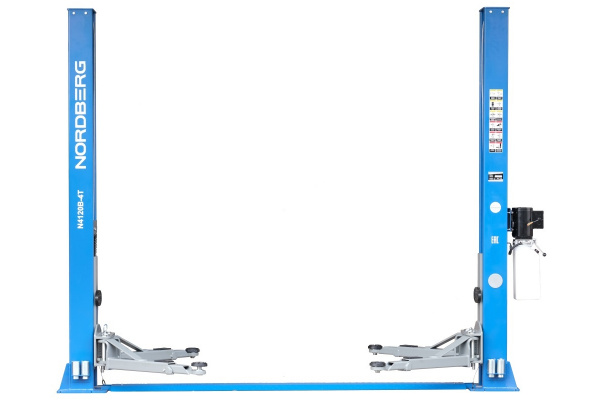 2х-стоечный подъемник NORDBERG N4120B-4T_380V 4 т, синий ЦБ-00008011