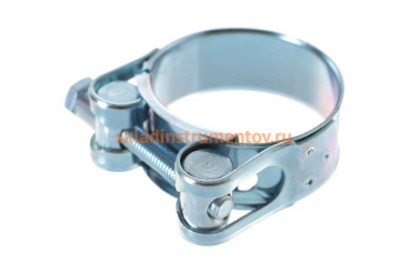Металлические хомуты СИБРТЕХ, силовые, 40-43мм, ширина 20мм, шарнирный, W1, 2шт 47525