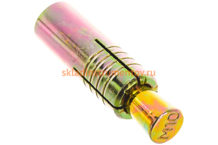 Анкер с клином желтопассивированный 60 шт. (12х40 мм; М10; ТФ2) ЗУБР 4-302072-10-040