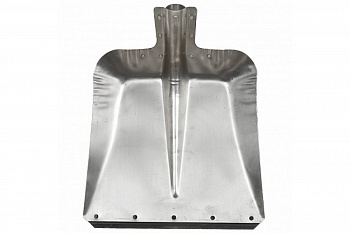 Оцинкованная лопата для снега без черенка 380х380х0,8мм СПЕЦ D-40 КСТ-236062